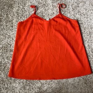 Orange tank top